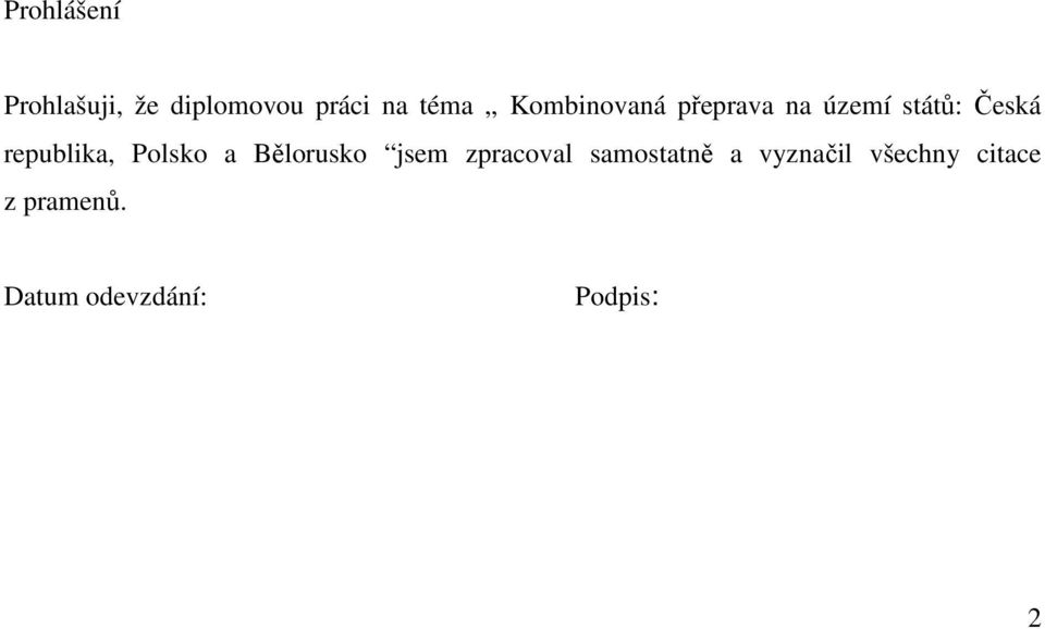 Polsko a Bělorusko jsem zpracoval samostatně a