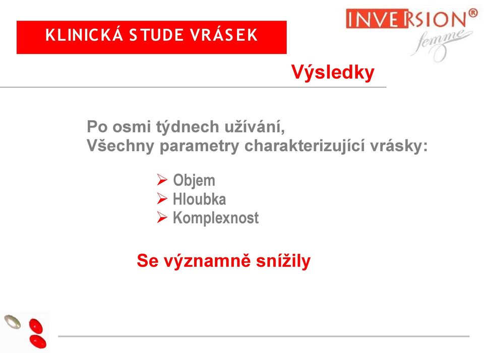 Všechny parametry charakterizující