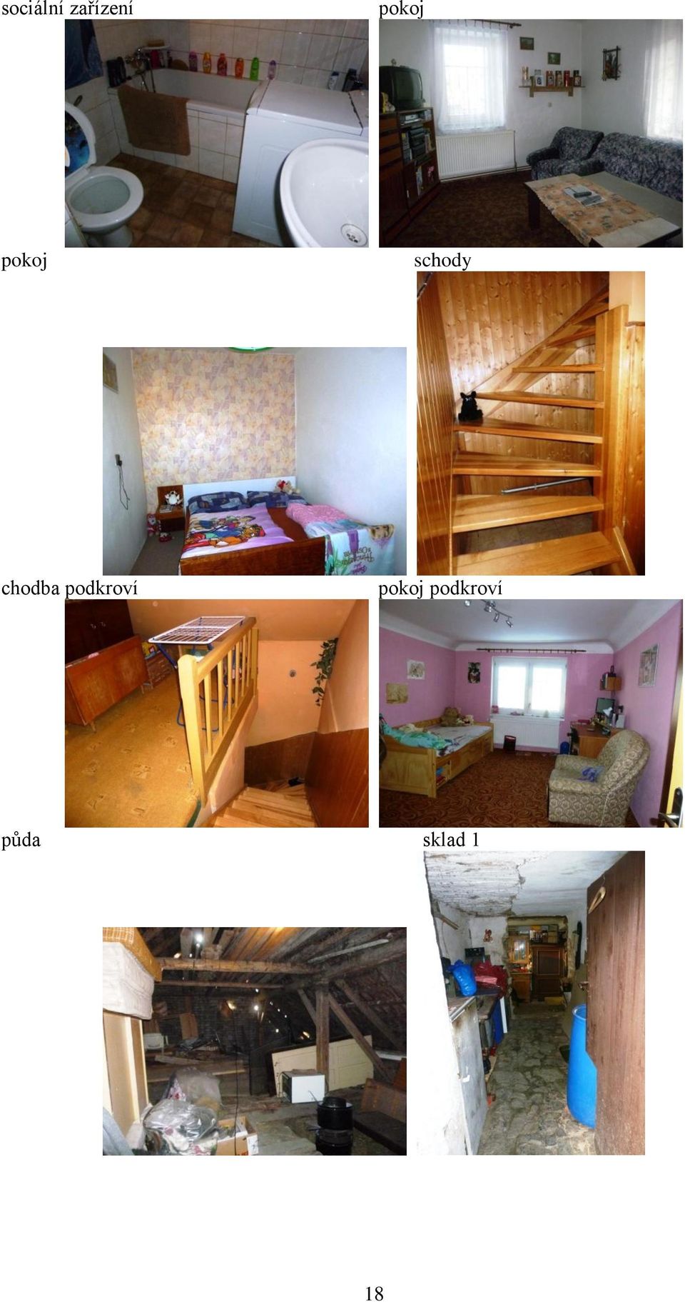 chodba podkroví