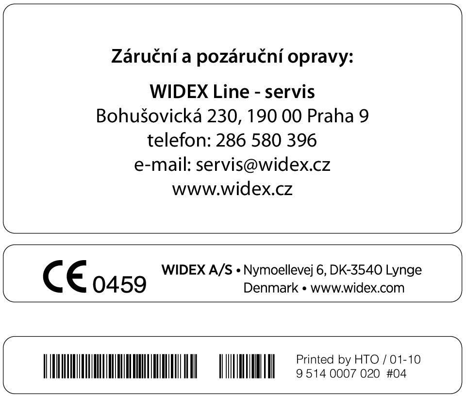 396 e-mail: servis@widex.