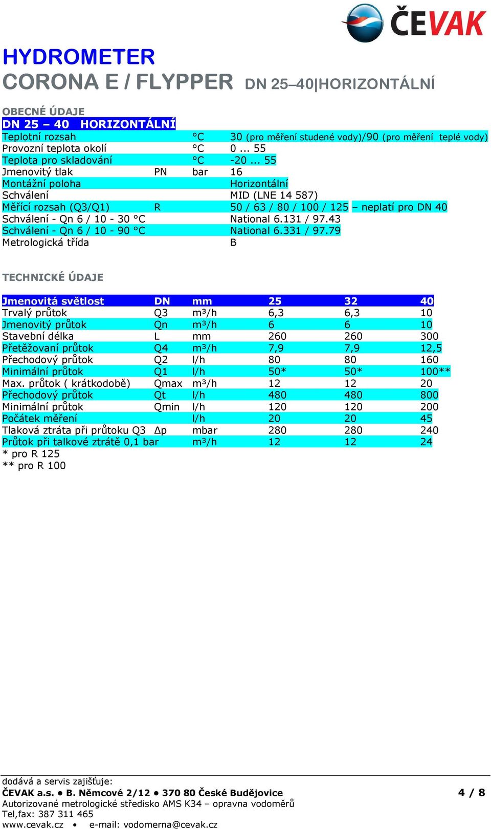 131 / 97.43 Schválení - Qn 6 / 10-90 C National 6.331 / 97.