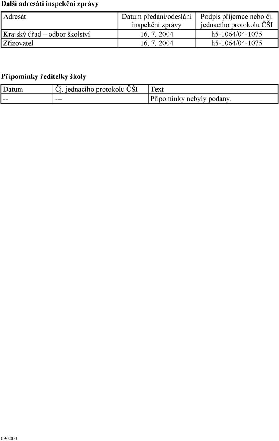 2004 h5-1064/04-1075 Zřizovatel 16. 7.