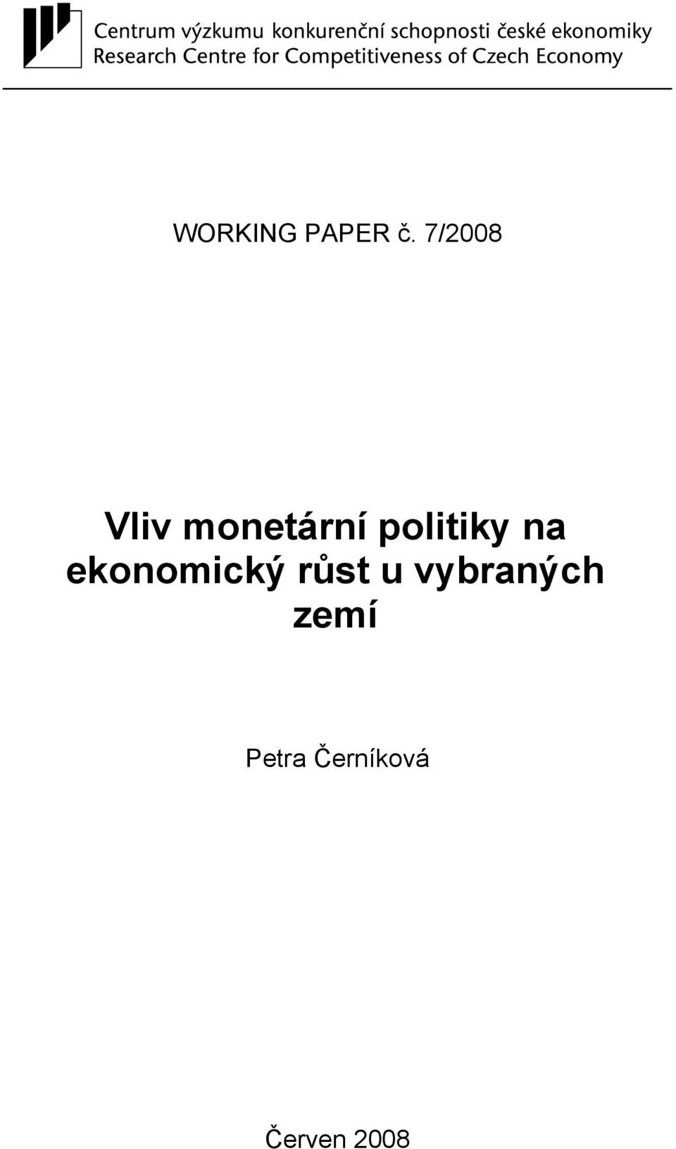 politiky na ekonomický růst