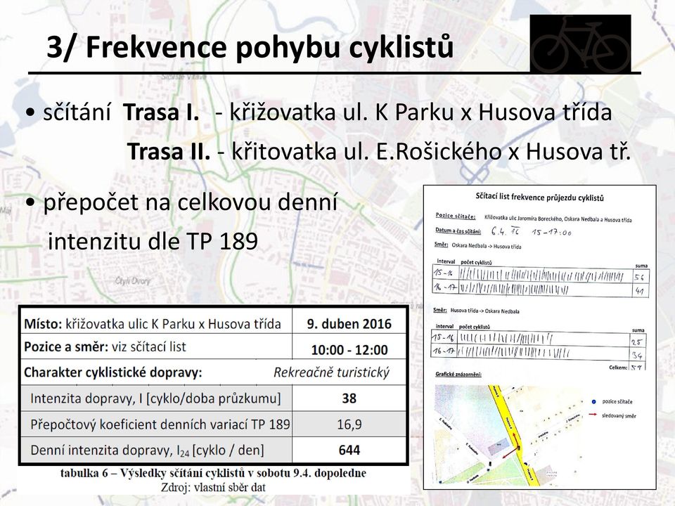 K Parku x Husova třída Trasa II.