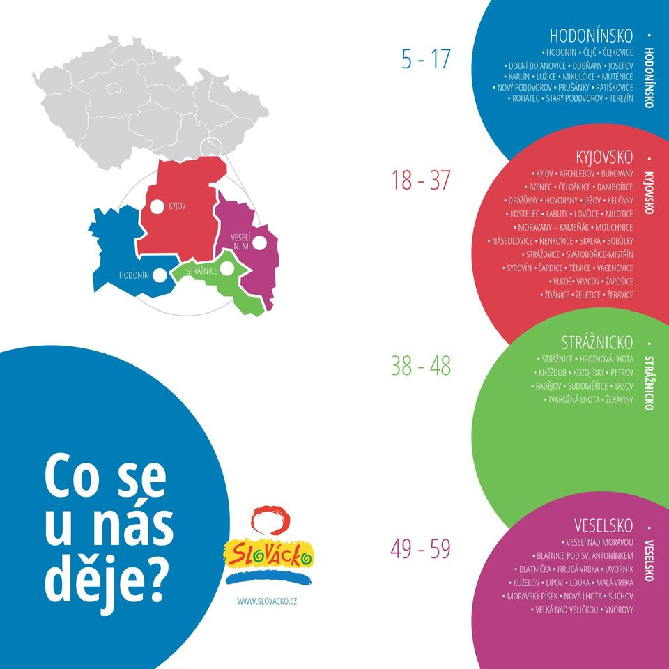CZ 18-37 38-48 49-59 KYJOVSKO KYJOV ARCHLEBOV BUKOVANY BZENEC ČELOŽNICE DAMBOŘICE DRAŽŮVKY HOVORANY JEŽOV KELČANY KOSTELEC LABUTY LOVČICE MILOTICE MORAVANY KAMEŇÁK MOUCHNICE NÁSEDLOVICE NENKOVICE
