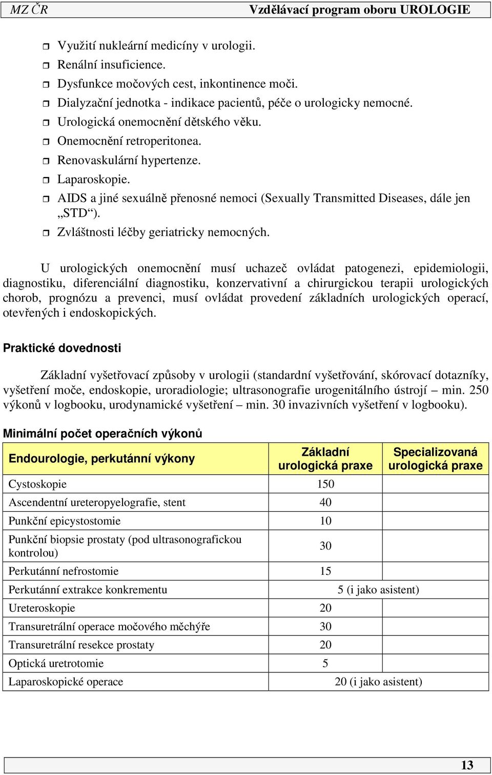 Zvláštnosti léčby geriatricky nemocných.