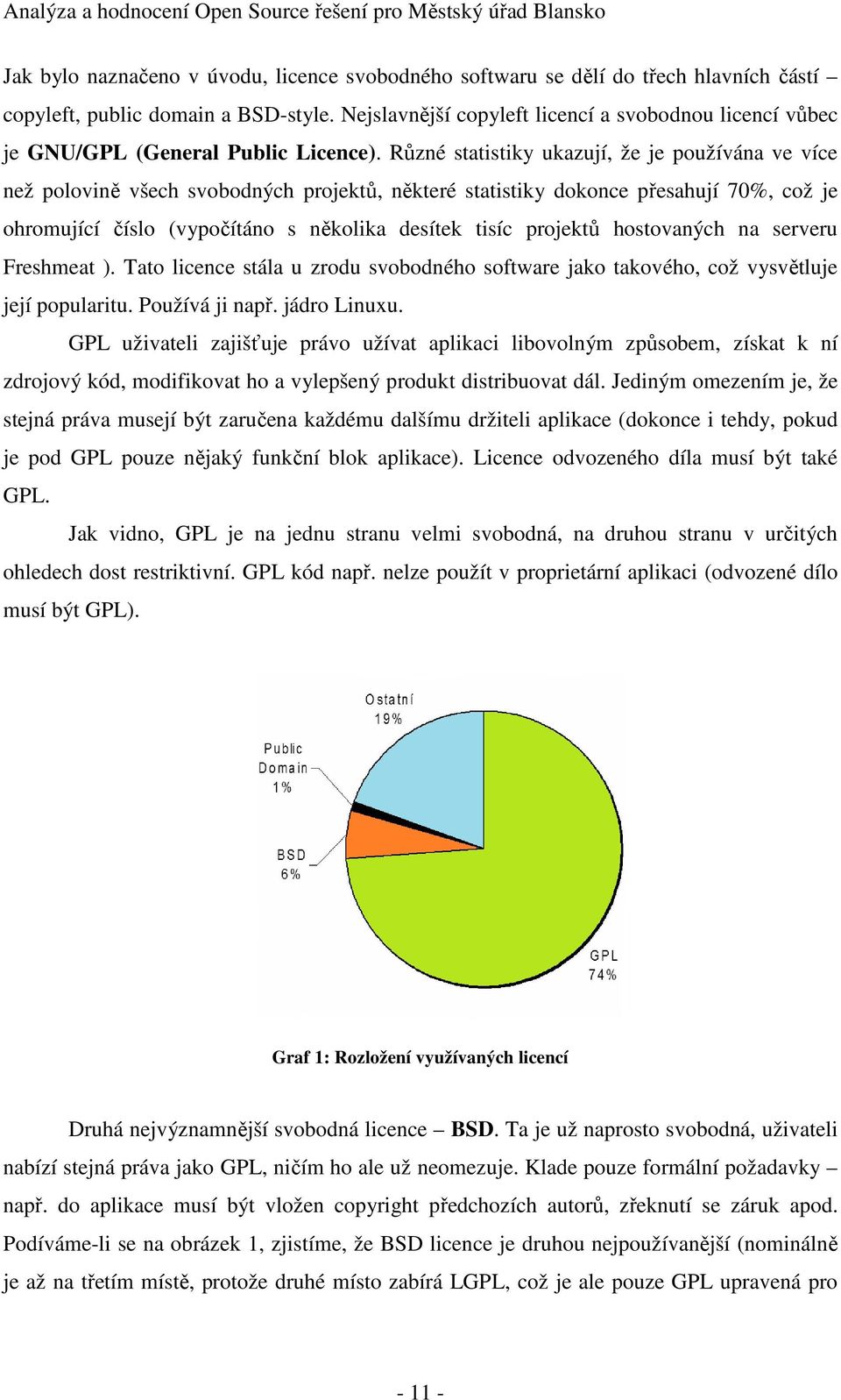 Různé statistiky ukazují, že je používána ve více než polovině všech svobodných projektů, některé statistiky dokonce přesahují 70%, což je ohromující číslo (vypočítáno s několika desítek tisíc