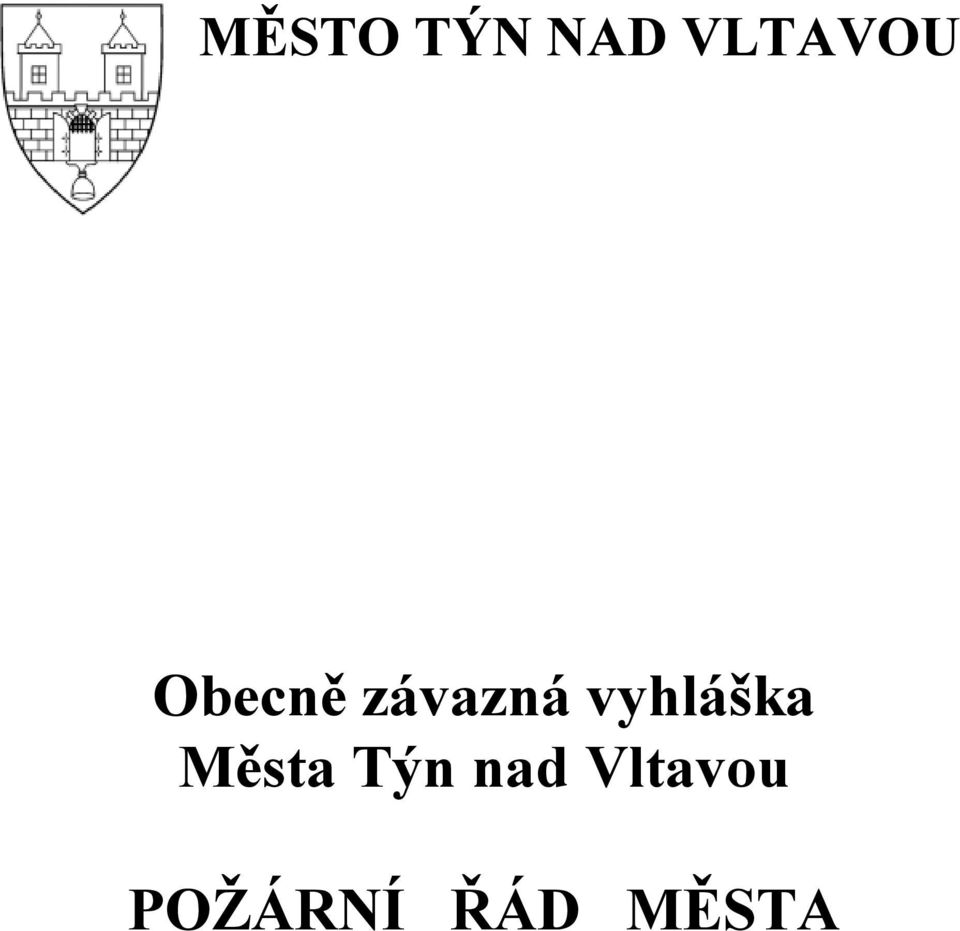 závazná vyhláška