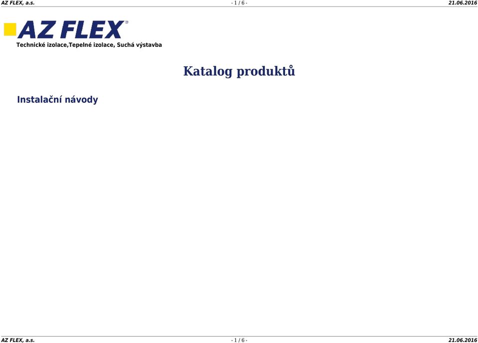 izolace, Suchá výstavba Katalog