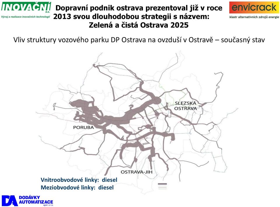 Vliv struktury vozového parku DP Ostrava na ovzduší v Ostravě