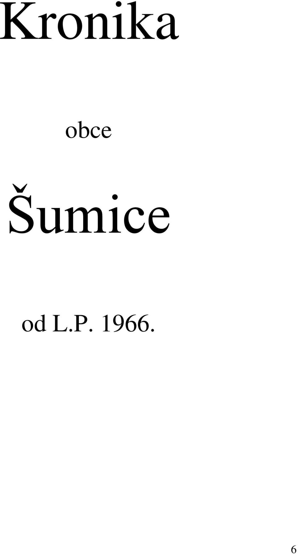 Šumice od