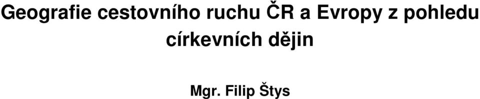 pohledu církevních