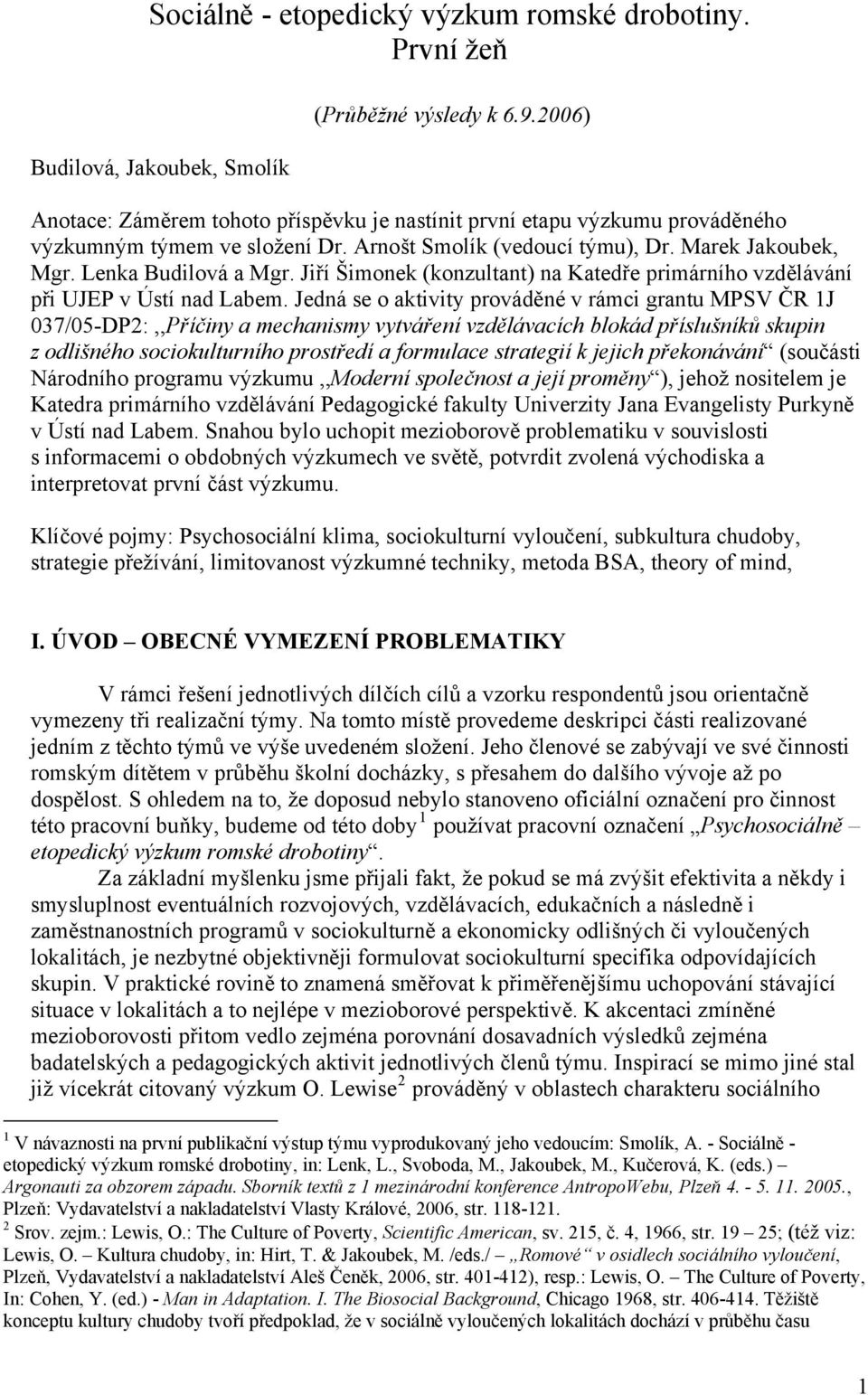 Jiří Šimonek (konzultant) na Katedře primárního vzdělávání při UJEP v Ústí nad Labem.