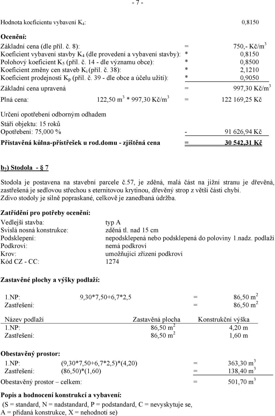 č. 38): * 2,1210 Koeficient prodejnosti K p (příl. č.