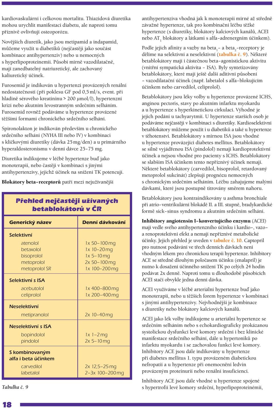 Působí mírně vazodilatačně, mají zanedbatelný natriuretický, ale zachovaný kaliuretický účinek.