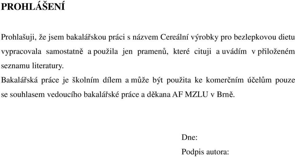 seznamu literatury.