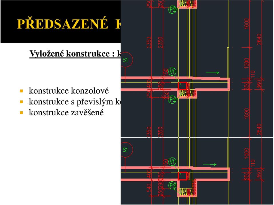 konstrukce konzolové