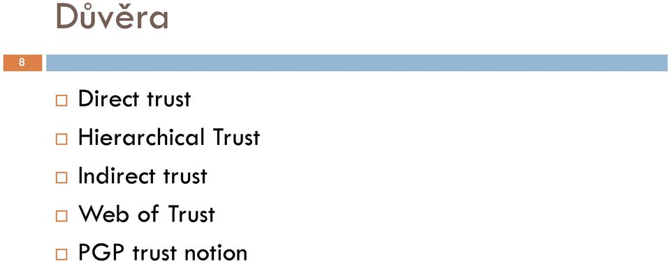 Indirect trust Wb Web