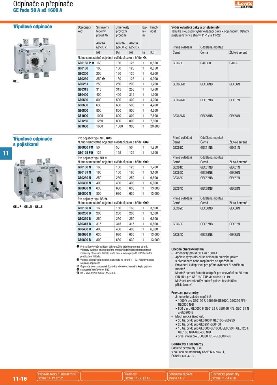 GE0160 P ❹ 160 160 125 1 0,850 GE0160 160 160 125 1 0,850 GE0200 200 160 125 1 0,900 GE0250 250 ❺ 160 125 1 0,900 GE0251 250 250 200 1 1,700 GE0315 315 315 250 1 1,700 GE0400 400 400 315 1 1,900