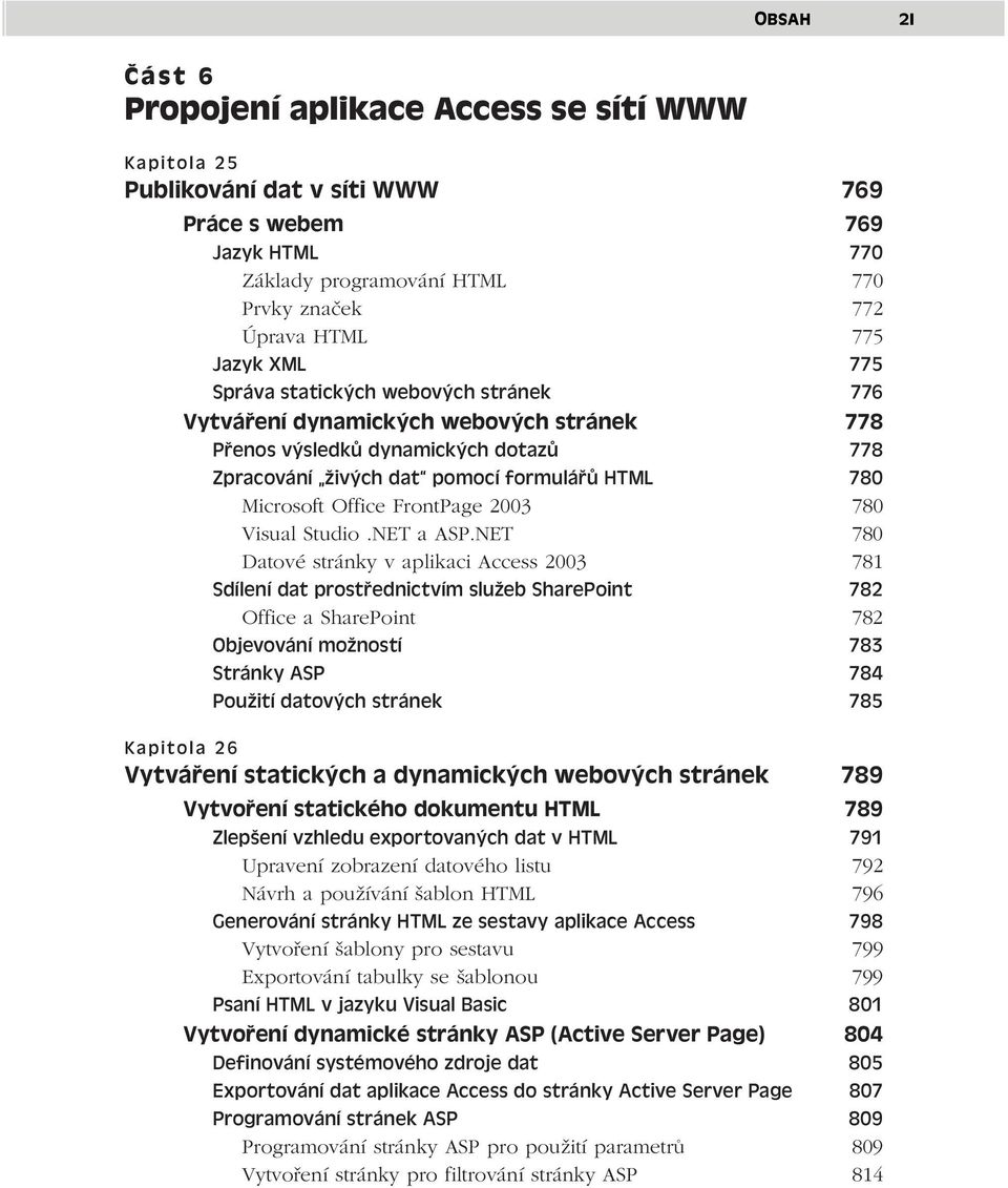 FrontPage 2003 780 Visual Studio.NET a ASP.