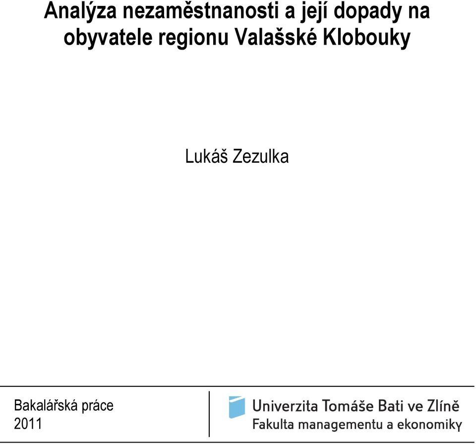 regionu Valašské Klobouky