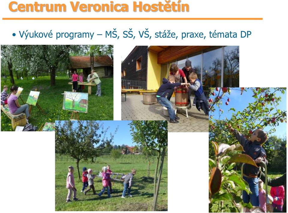programy MŠ, SŠ,