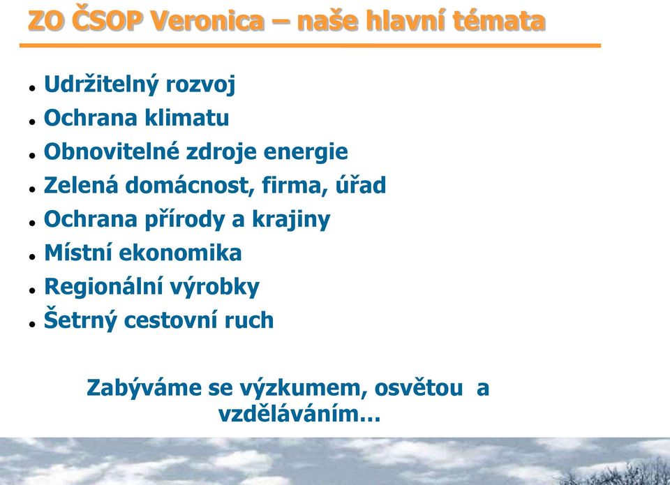 úřad Ochrana přírody a krajiny Místní ekonomika Regionální
