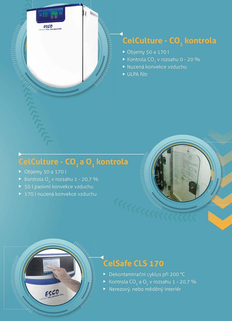 1-20,7 % 50 l pasivní konvekce vzduchu 170 l nucená konvekce vzduchu CelSafe CLS 170