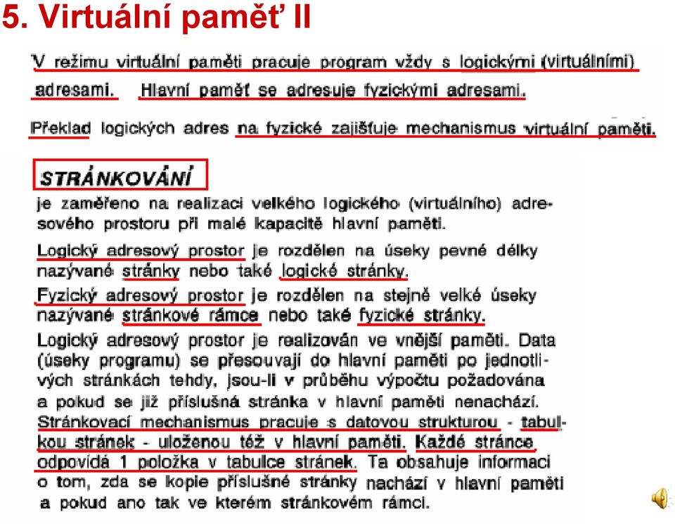 paměť II