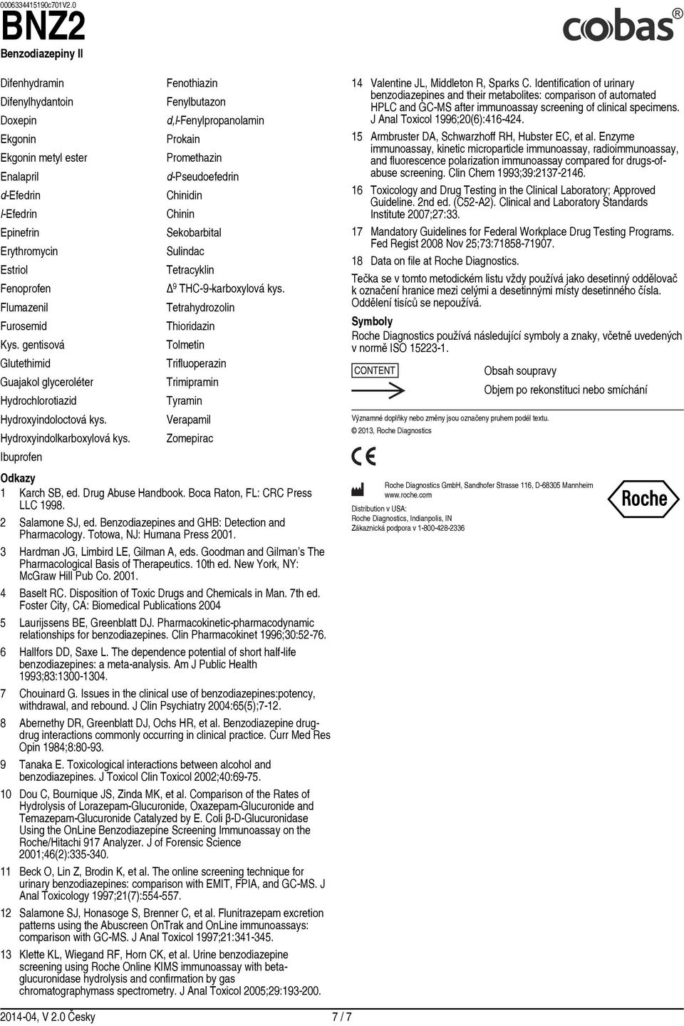 Ibuprofen Fenothiazin Fenylbutazon d,l Fenylpropanolamin Prokain Promethazin d Pseudoefedrin Chinidin Chinin Sekobarbital Sulindac Tetracyklin Δ 9 THC 9 karboxylová kys.