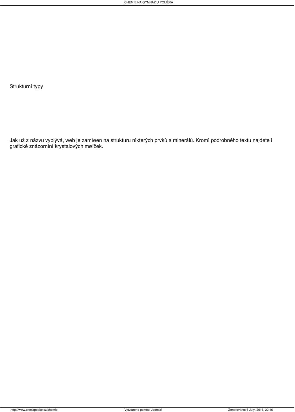 Kromì podrobného textu najdete i grafické