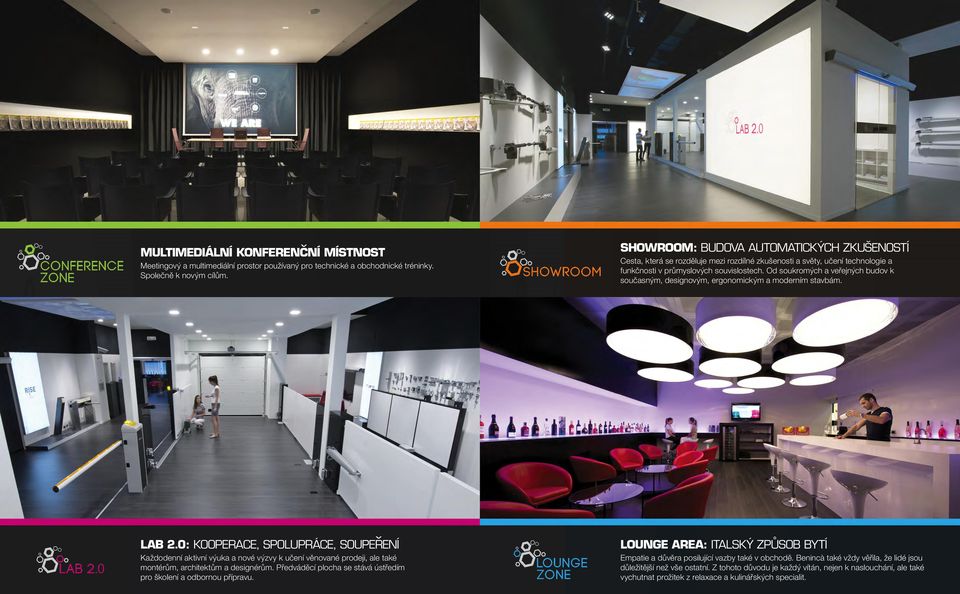Od soukromých a veřejných budov k současným, designovým, ergonomickým a moderním stavbám. LAB 2.
