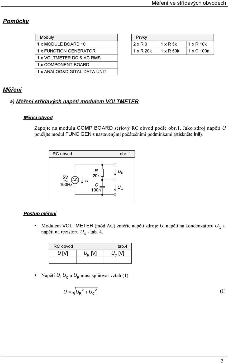 RC obvod obr.