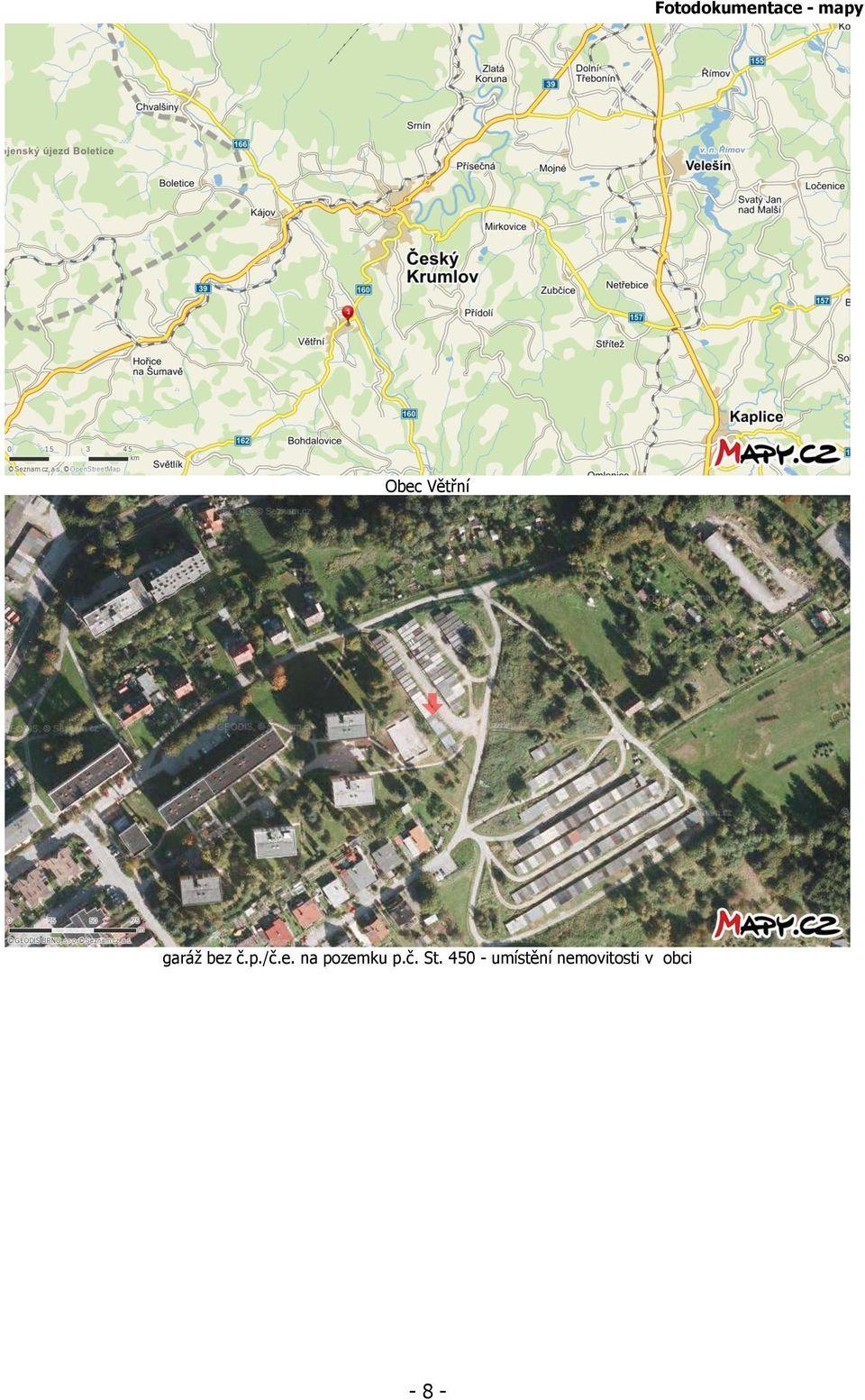 č.p./č.e. na pozemku p.č. St.
