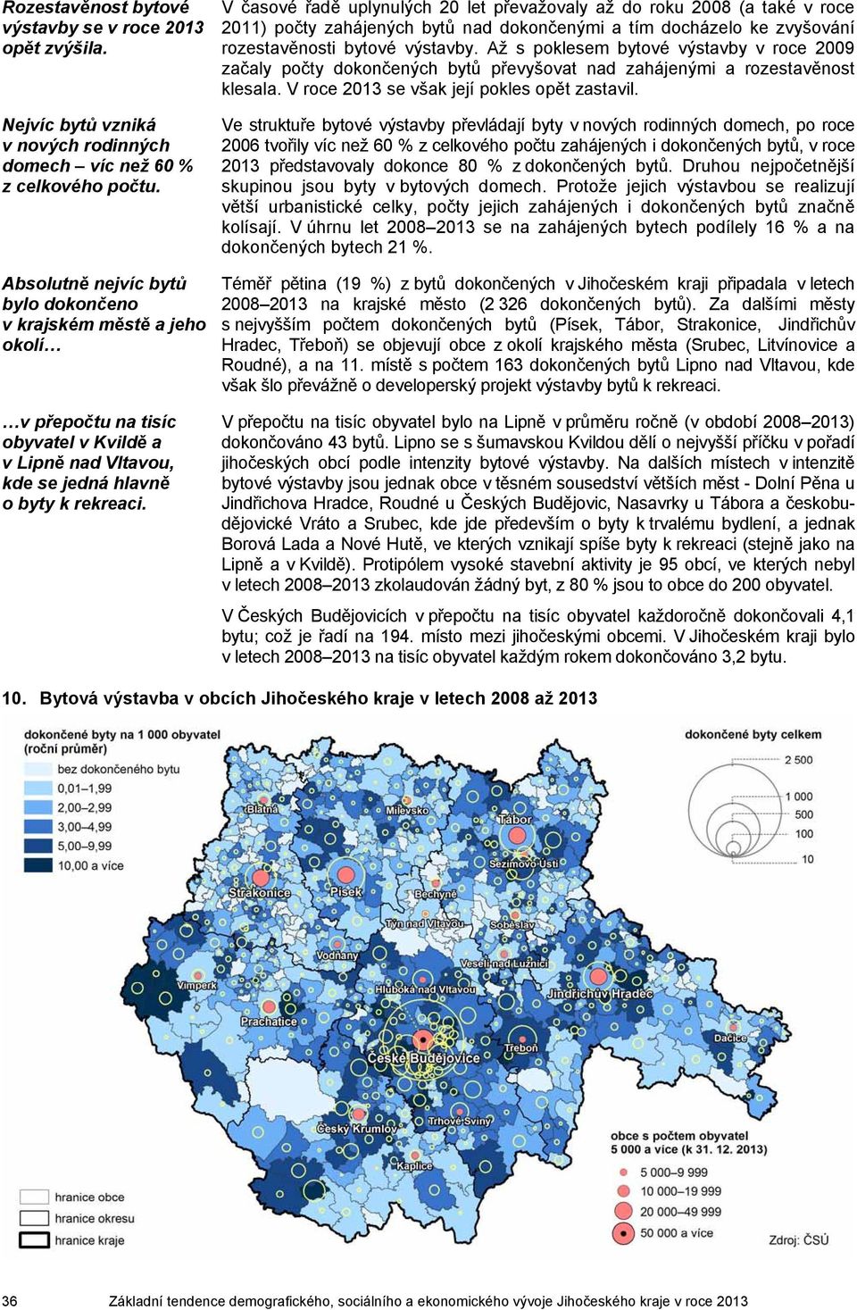 V časové řadě uplynulých 2 let převažovaly až do roku 28 (a také v roce 211) počty zahájených bytů nad dokončenými a tím docházelo ke zvyšování rozestavěnosti bytové výstavby.