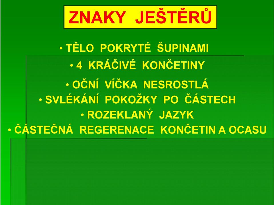 SVLÉKÁNÍ POKOŽKY PO ČÁSTECH ROZEKLANÝ