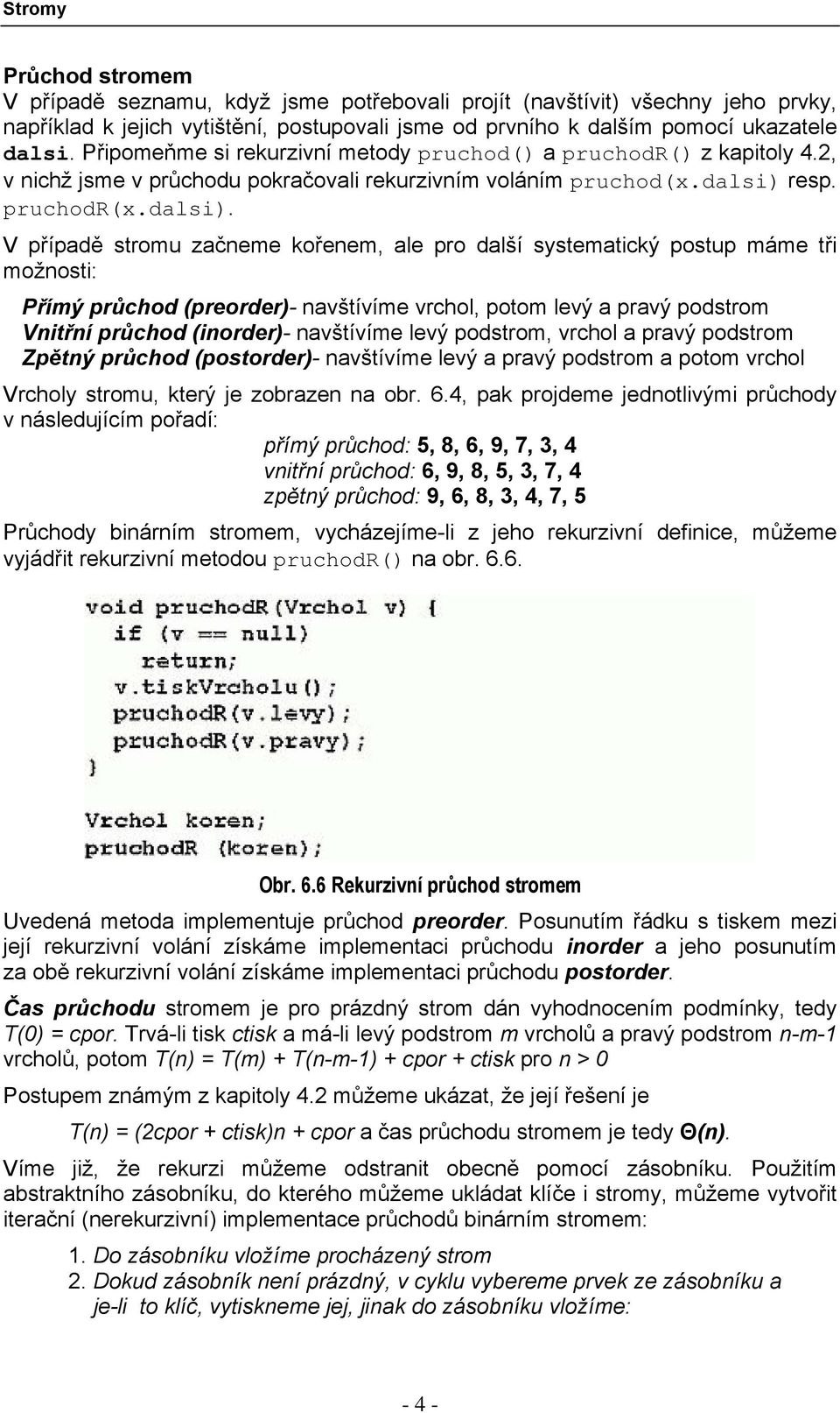 resp. pruchodr(x.dalsi).