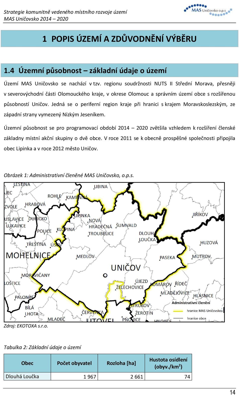 Jedná se o periferní region kraje při hranici s krajem Moravskoslezským, ze západní strany vymezený Nízkým Jeseníkem.