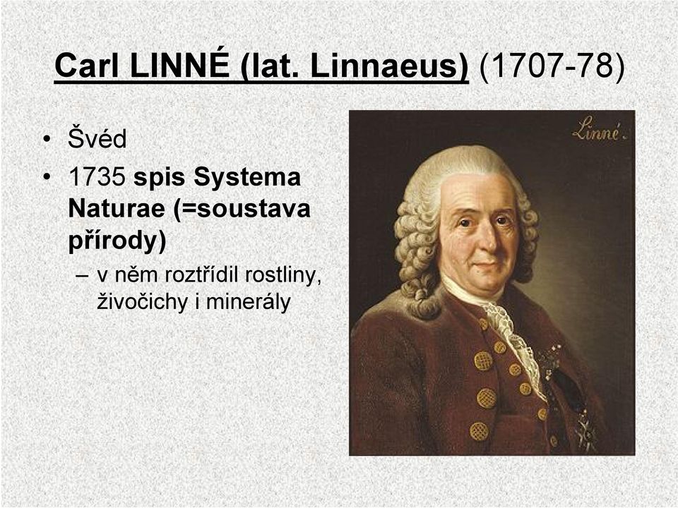 spis Systema Naturae (=soustava