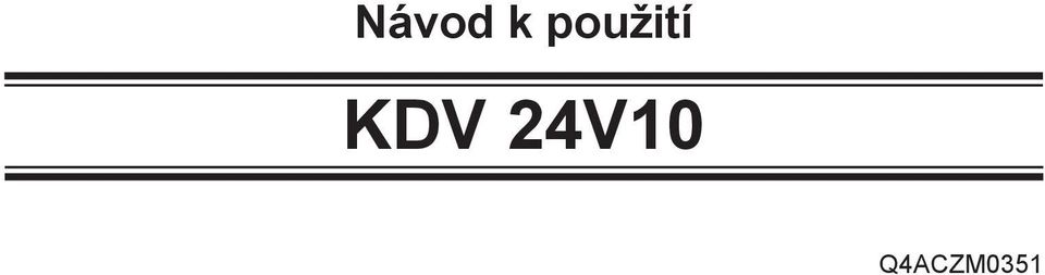 KDV 24V10