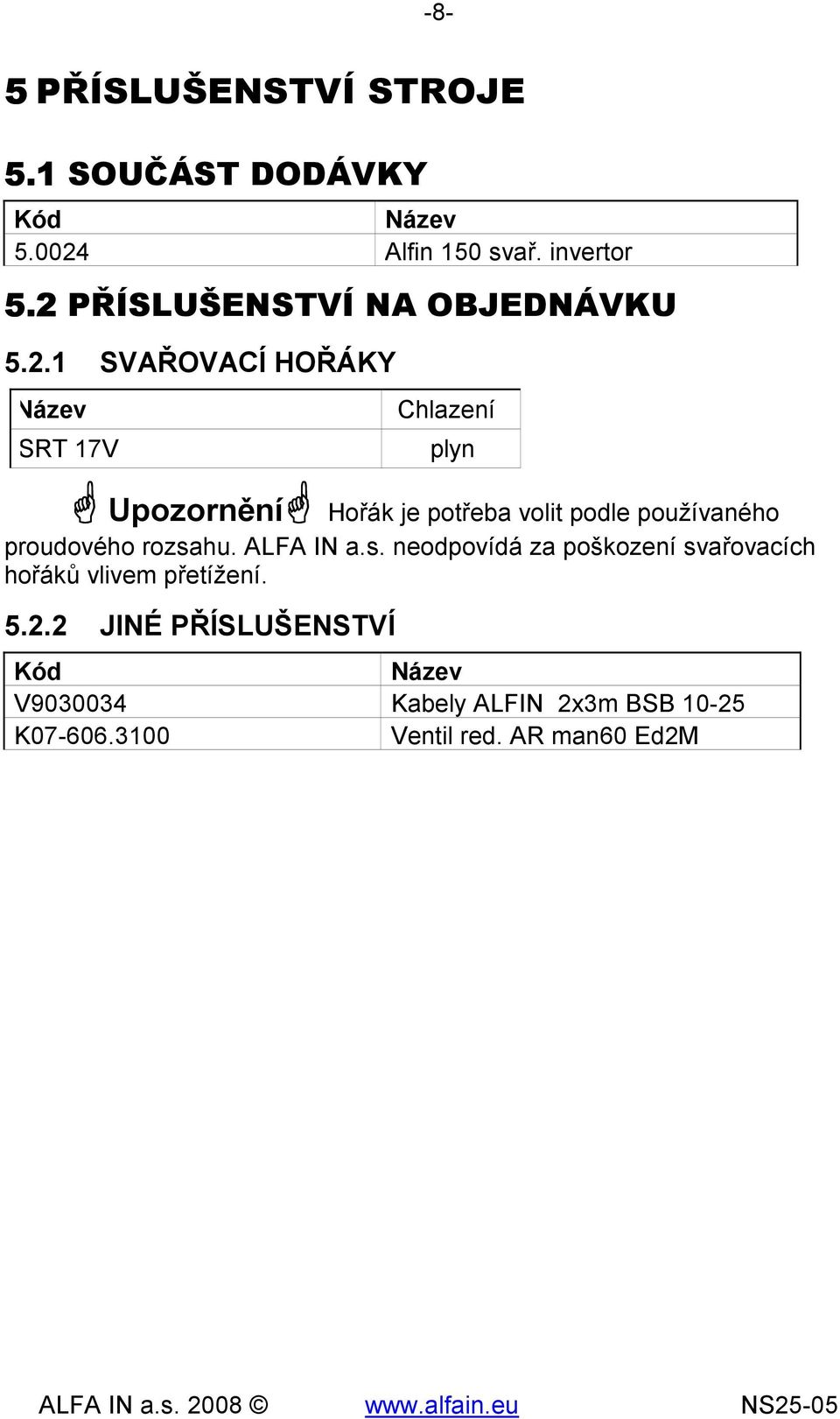 potřeba volit podle používaného proudového rozsa