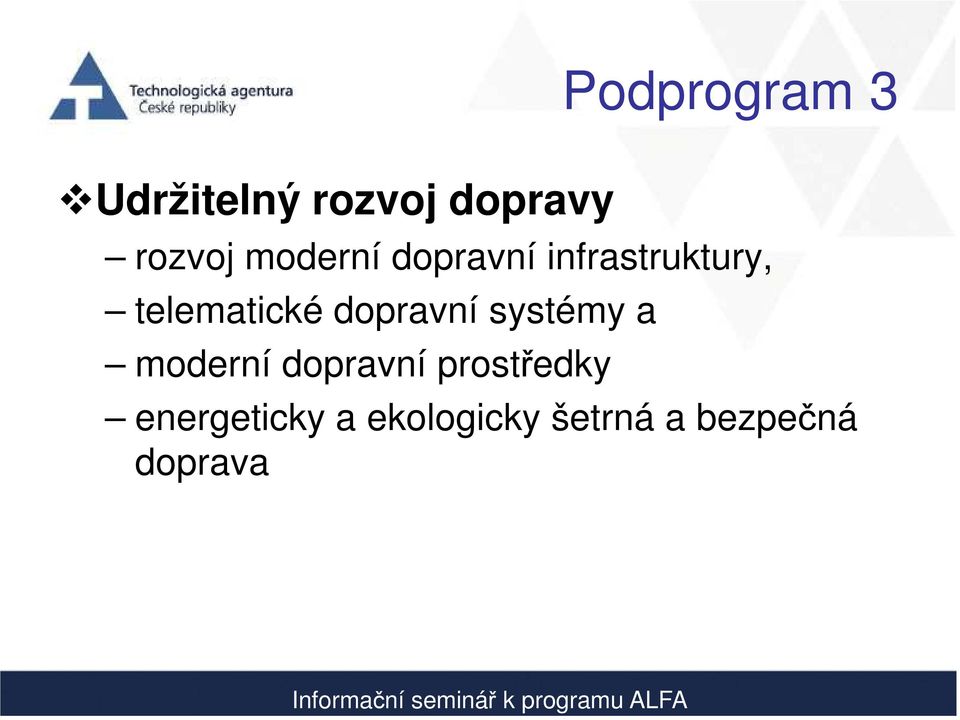 dopravní systémy a moderní dopravní prostředky