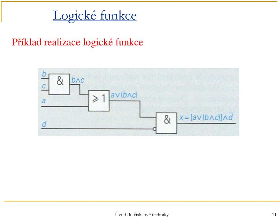 logické funkce Úvod