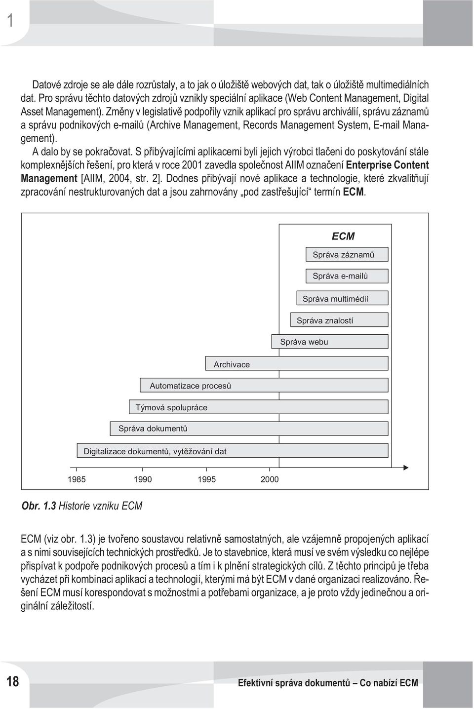 Zmìny v legislativì podpoøily vznik aplikací pro správu archiválií, správu záznamù a správu podnikových e-mailù (Archive Management, Records Management System, E-mail Management).