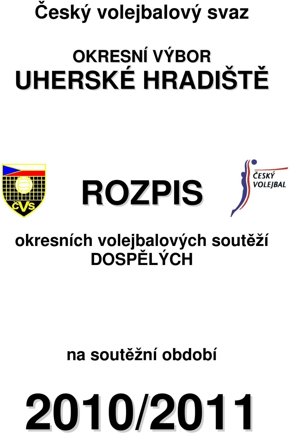 okresních volejbalových soutěží