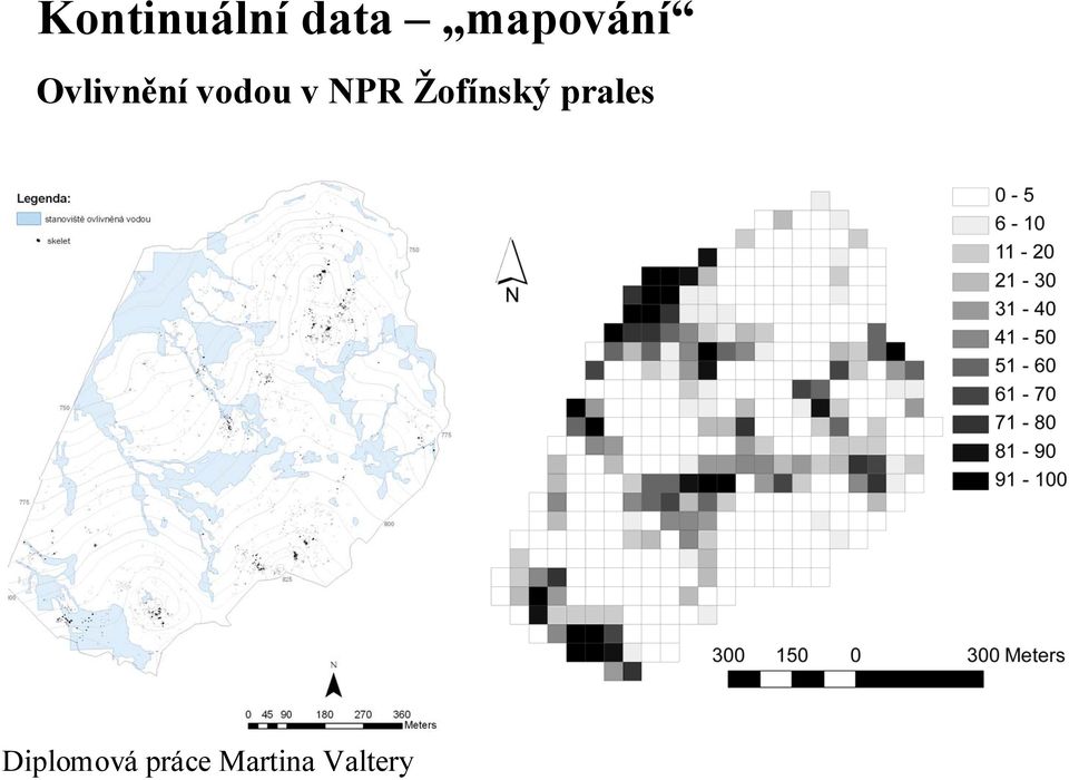 vodou v NPR Žofínský