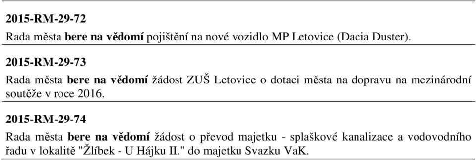 mezinárodní soutěže v roce 2016.