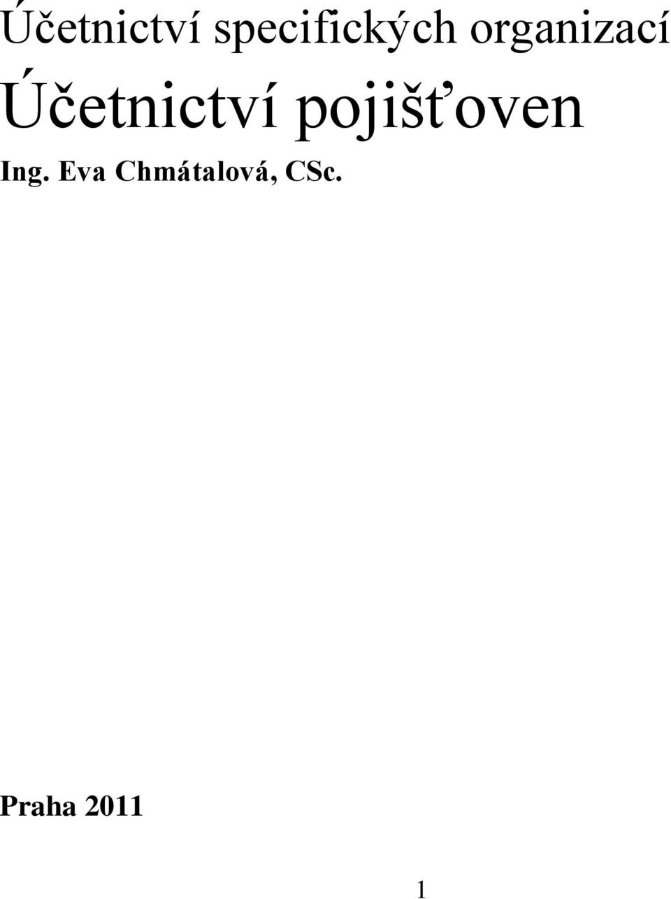 pojišťoven Ing.