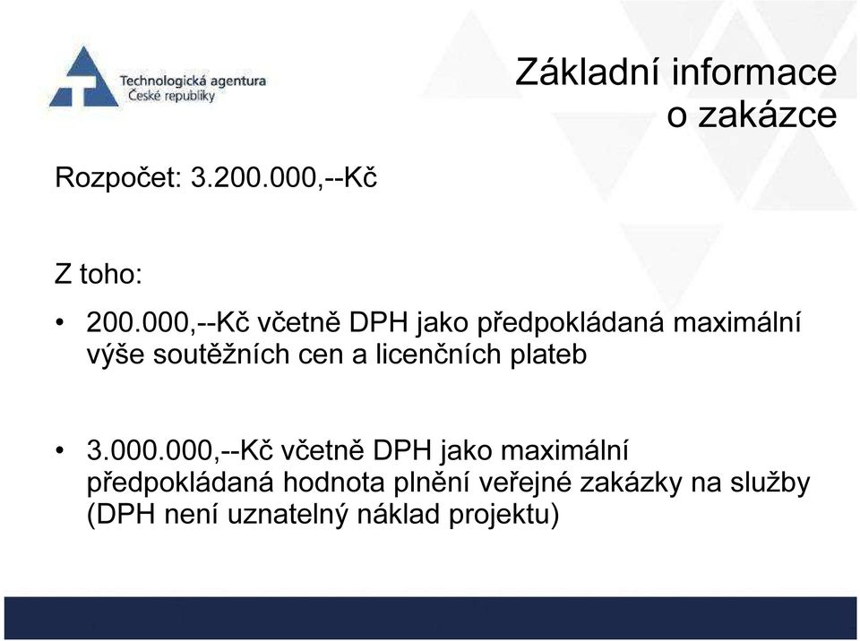 licenčních plateb 3.000.