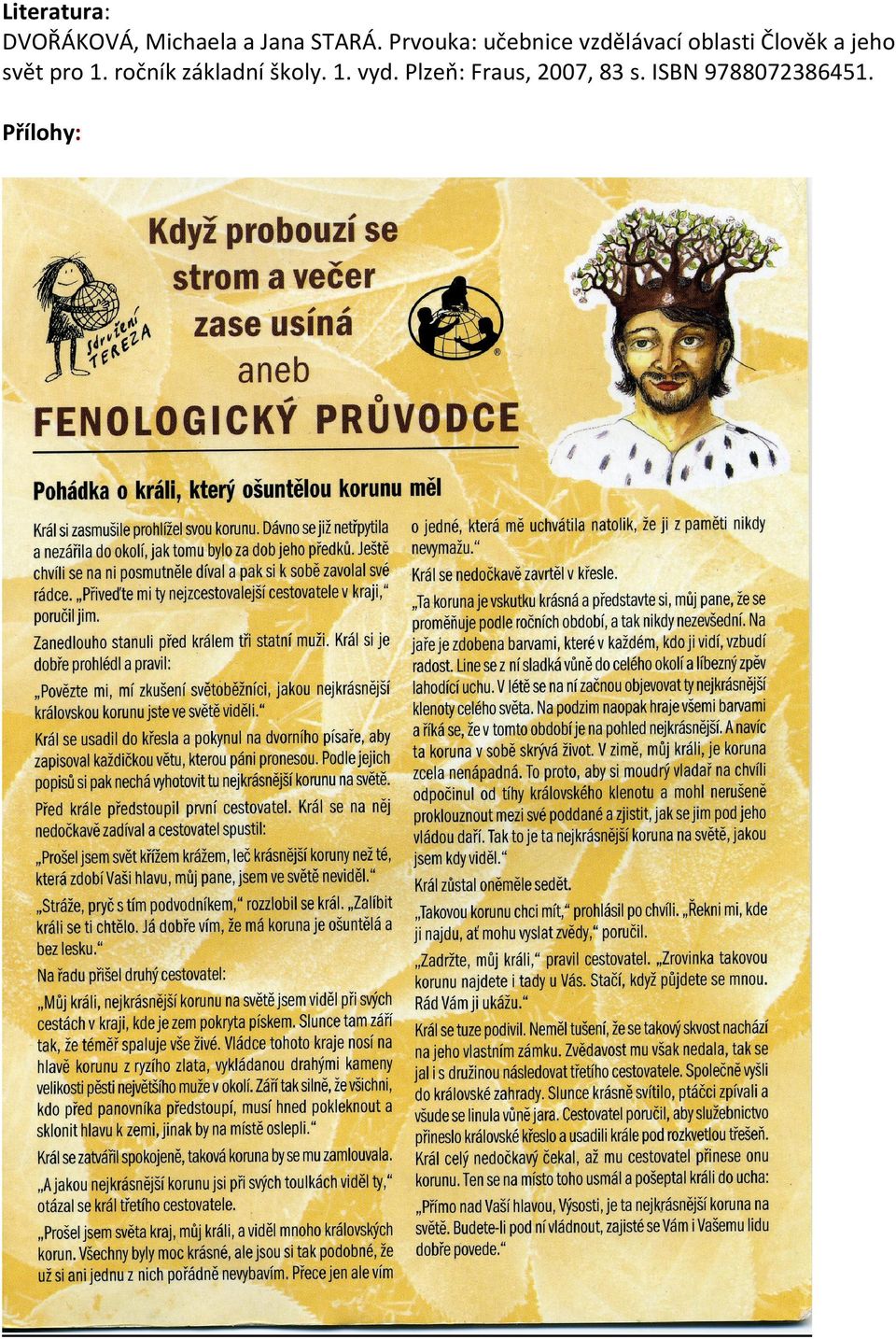 jeho svět pro 1. ročník základní školy. 1. vyd.
